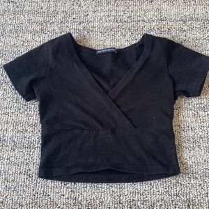 Brandy wrap crop top
